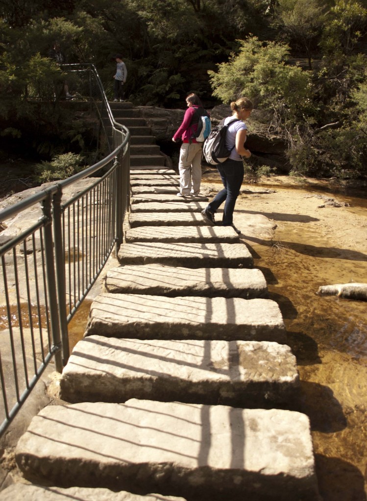 Wentworth Falls crossing